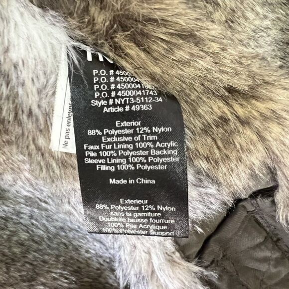 Aritzia TNA Chamonix Army Green Faux Fur Lined Parka - Picture 10 of 11